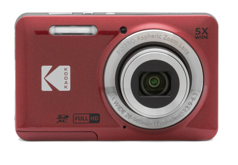 Kodak Camera Digital Pixpro FZ55 16MP Zoom Óptico 5X Red