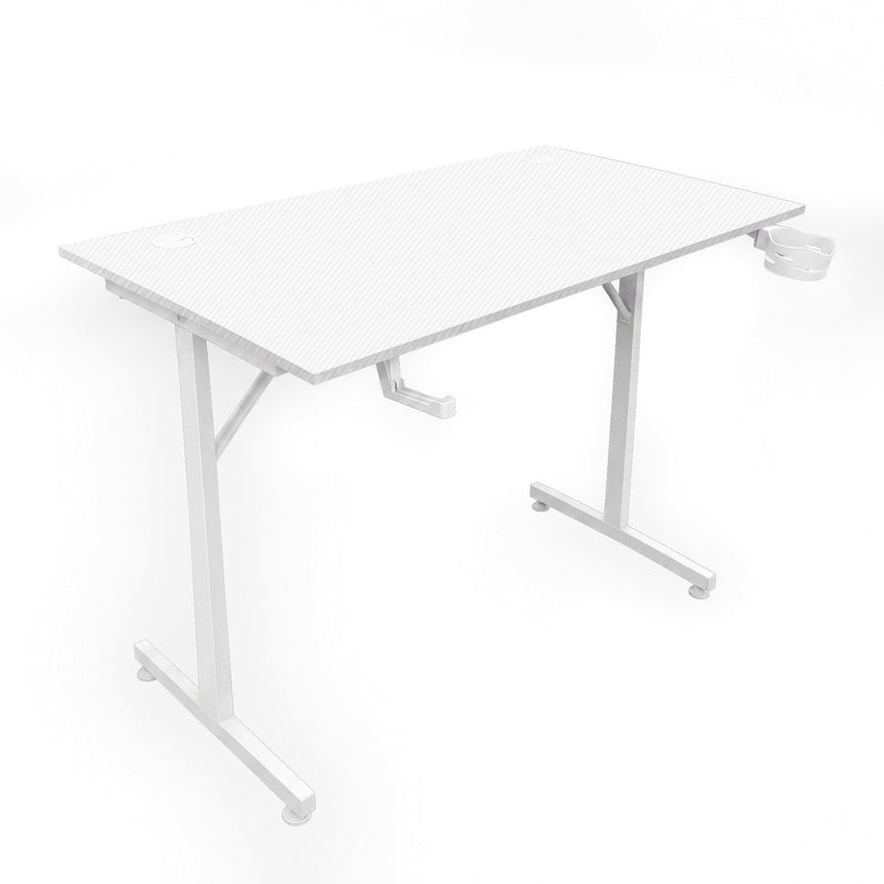 Mars Gaming Desk Gaming Mgd-x 100 White Desk Gaming 100CM / Finish Fibre Carbonosoporte Cascos And Glasses / U