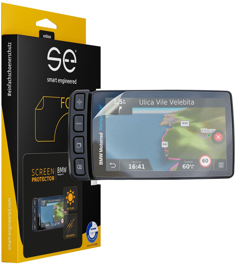 Se 3D Cockpit Screen Protector Klar & Entspiegelt (vpe 2) Bmw Navigator 6