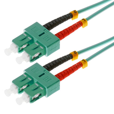 Helos Lwl Network Cable Sc/Sc Duplex 50/125?M OM3 Aqua 7,5M — image 1