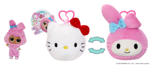 Mga Entretenimiento L. Or.l. Surprise Loves Hello Kitty Plush Toy Reversible, Figure Toy Artículos Surtidos, F — image 1