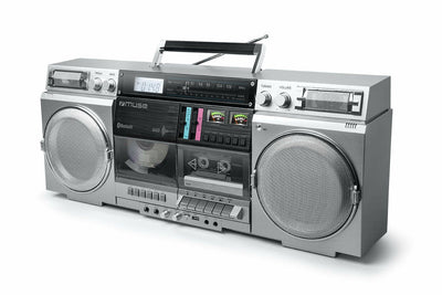 Muse M-380 Gbs Ghetto Blasters, Silver — image 1