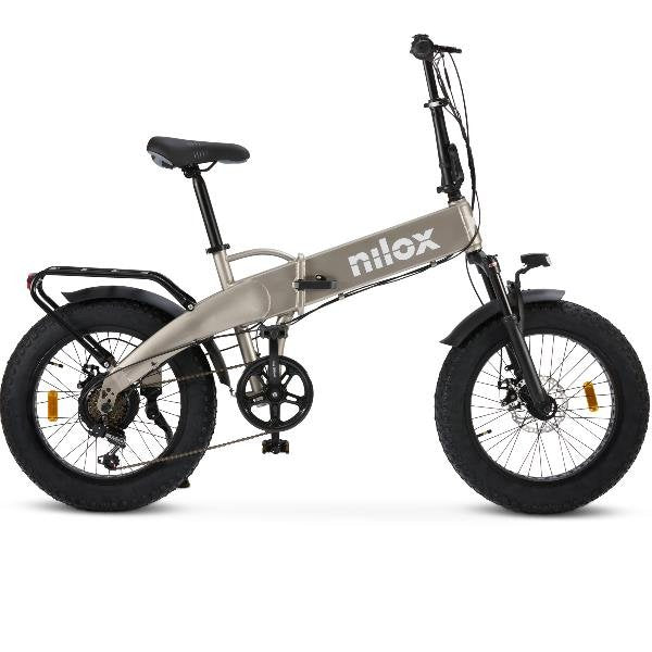 Nilox NXEBX10GR Bicicleta Eléctrica Grey Aluminium 50,8CM (20) Litio