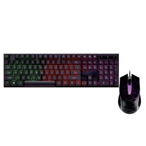 Kit Usb: Keyboard Iluminada + Mouse Iluminada AK-50