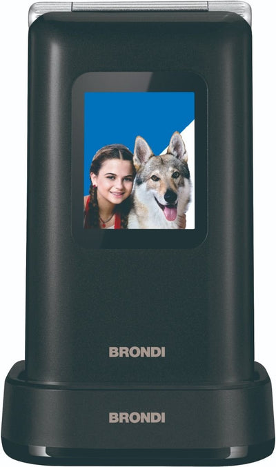 Brondi Mobile Phone Amico Prezioso 4,5CM (1.77) Black Metallic Característica — image 1