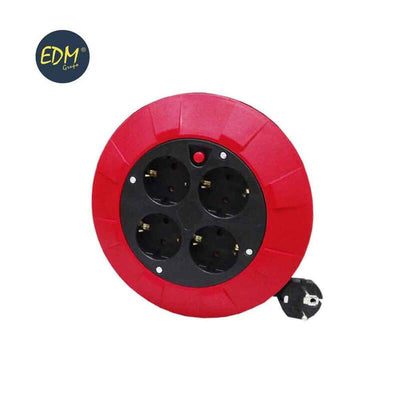 EDM Enrollacables Home 5M 3X1MM 4 Sockets T/Tl With Protector Thermal — image 1