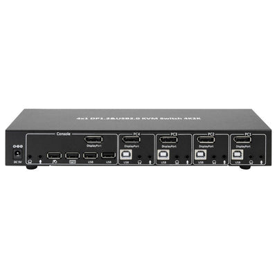 Techly KVM Switch, 4 Port, DisplayPort 1.2 — image 1