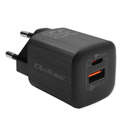 Qoltec 50764 Charger Dispositivo Mobile Phone Laptop Console Juegos Laptop Battery Laptop Smartphone, Watch Sm — image 1