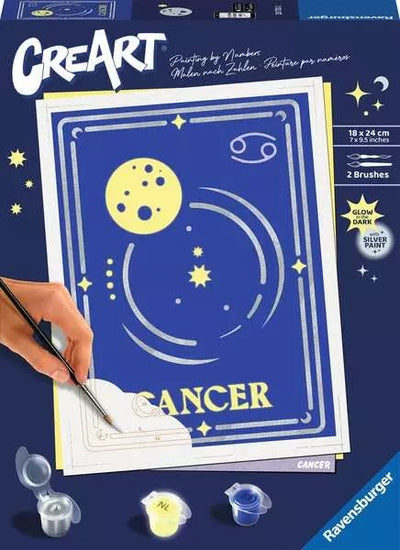 Ravensburger Creart - Signo Zodíaco Cáncer, Pintura 23733 — image 1