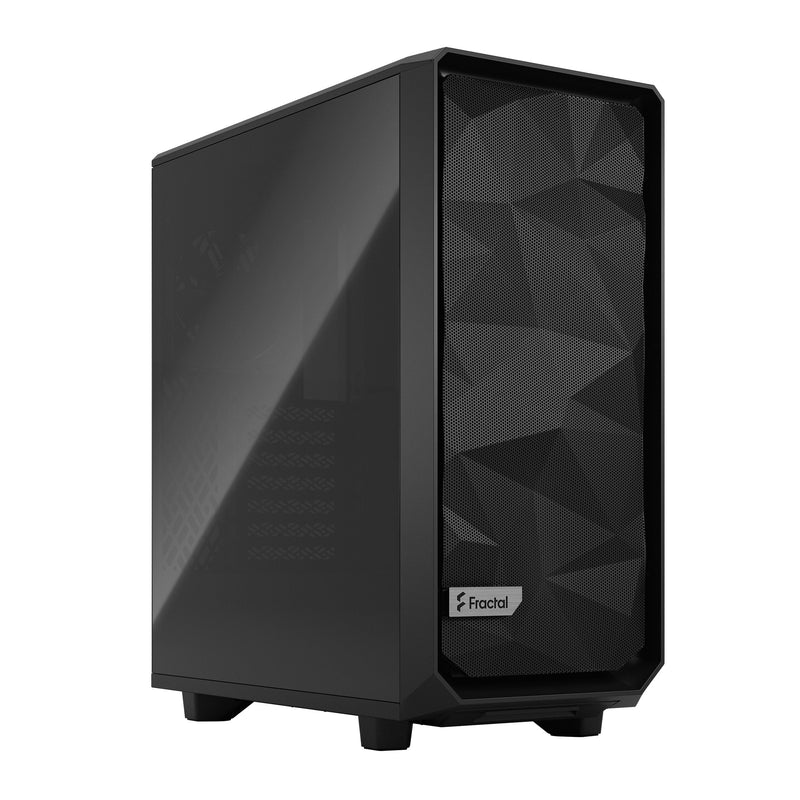 Fractal Design PC Case Meshify 2 Compact Glass Tempered Black Dark Tint (FD-C-MES2C-02) Fractal Box Design Mes
