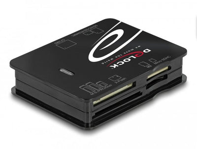 Delock Card Reader External USB 2.0 Cf / SD / microSD / Ms / Xd / M2 — image 1