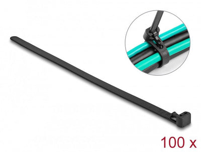 Delock 18757 Presilla Cable Ties Adherentes Cables Nylon 100 Pieces — image 1