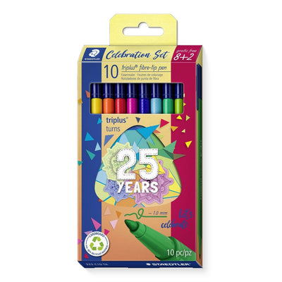 Staedtler Triplus Colour 323 Pack 10 Markers Punta Fina - Trazo 1MM Aprox - Ink Base Water - Colours Surtidos — image 1
