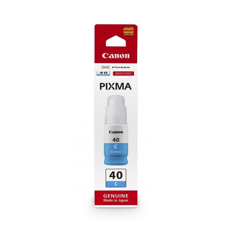 Canon GI40 Cyan Bottle Genuine Ink - GI40C/3400C001