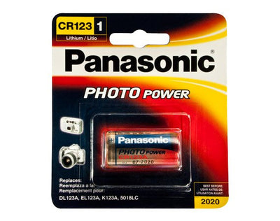 Panasonic Battery Litio Foto CR123A 3V BLISTER*1 — image 1