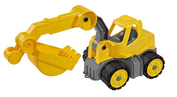 Big Power Worker Mini Bagger, Yellow Plastic 2 Years Child 100MM, 240MM