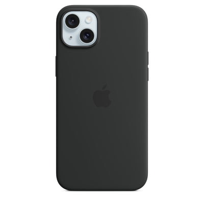 Apple Case Silicone With Magsafe Iphone 15 Plus MXQR3ZM/a Black — image 1