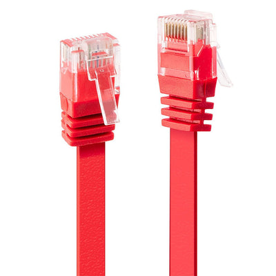 Lindy Network Cable CAT.6 Tape Plana Without Blindaje Red 5M — image 1