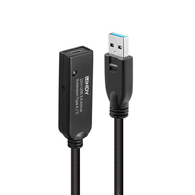 Lindy 43376 USB Cable 10M USB 3.2 Gen 1 (3.1 Gen 1) USB a USB C Black — image 1