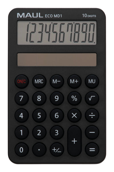 Maul Calculator Eco Md 1 Calculator Solar With 10 Dígitos And 5 Funciones Calculator Bolsillo 80% Plastic Reci — image 1