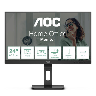 AOC Monitor 24P3CV 23.8 IPS TFT 1920X1080 HDMI DP USB Black — image 1