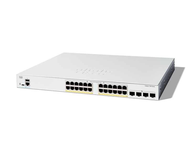 Cisco Catalyst 1300-24FP-4X Conmutador L3 Gestionado 24 X 10/100/1000 (PoE + ) + 4 X 10 Gigabit Sfp + Assembly
