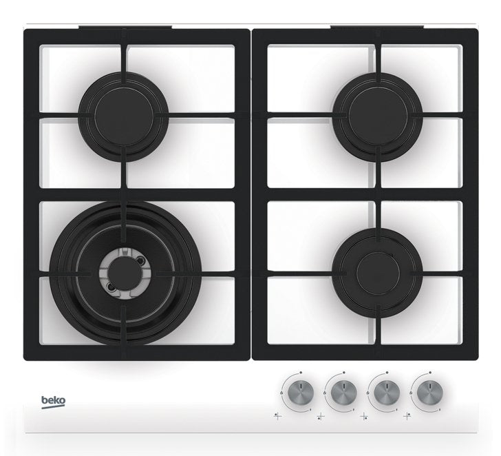 Beko Board Cocción Hilw 64225 Sw 9500W White