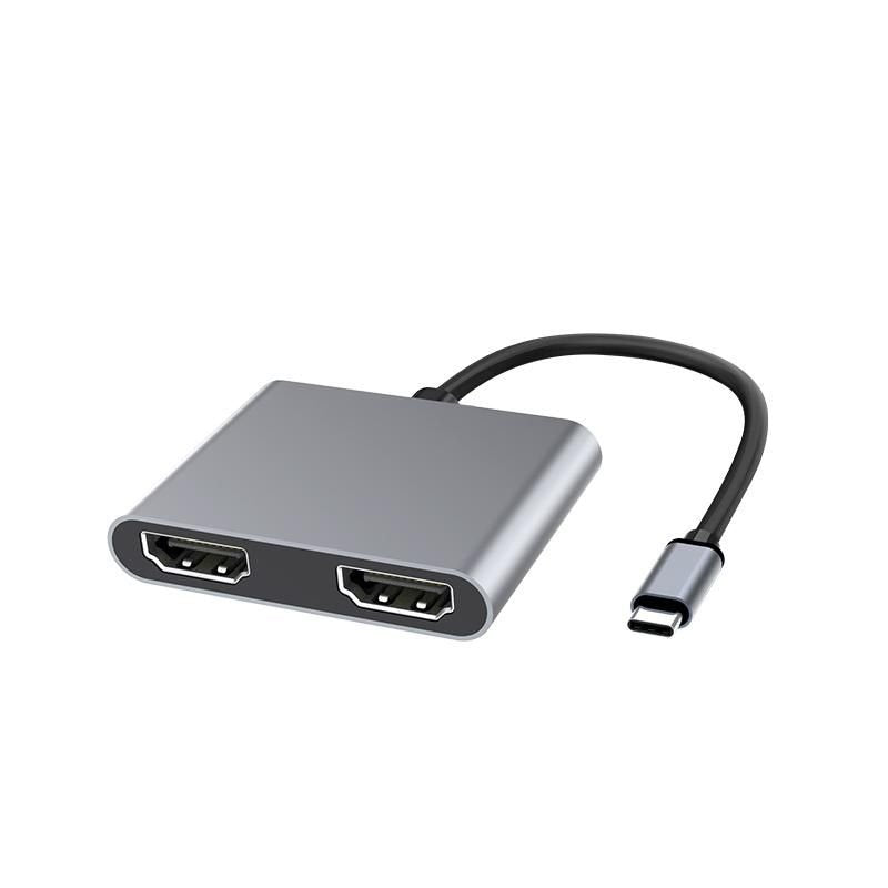 Microconnect USB3.1CHDMIX2 Adapter Gráfico USB Black
