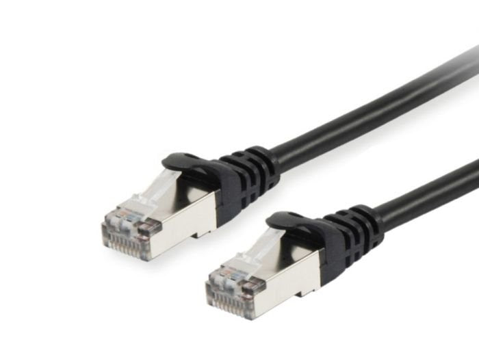 Equip Network Cable 10M CAT.6A S/FTP (s-STP) Black 606108