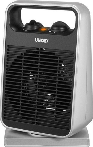 Unold Heater Eléctrico 86116 Negro Plata 2000W