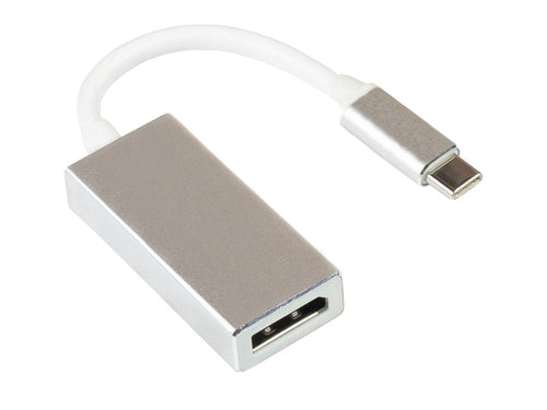 Good Connections Adapter Usb-c™ Plug An DisplayPort 1.2 Buchse, 4K UHD @60HZ, Aluminium-gehäuse, Silver Ca. 15 — image 1