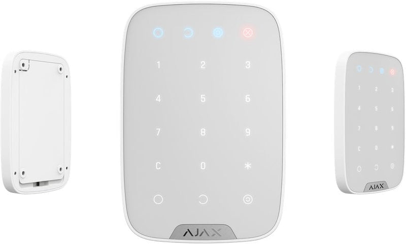 Ajax Keypad-Wh Ajax Keypad. Keyboard Touchscreen Wireless Colour White