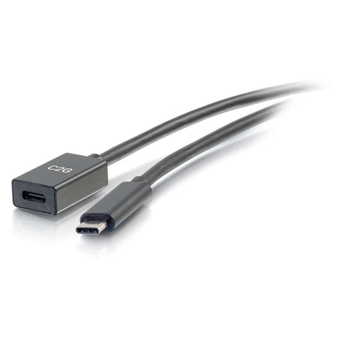 C2G 3FT USB-C To C 3.1 (gen 2) Male To Female Extension Cable (10Gbps) Cable Alargador USB USB-C (m) a USB-C ( — image 1