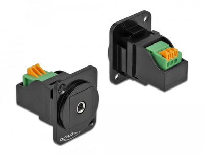 Delock Módulo Type-d Female Stereo 3 Contactos And 3,5MM a Bloque Terminals — image 1