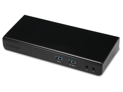 2-POWER DOC0110A Base Laptop And Replicador Ports Alámbrico USB 3.2 Gen 1 (3.1 Gen 1) Type-b Black — image 1