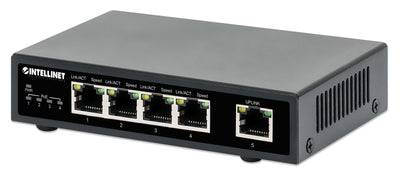 Intellinet Conmutador 5 Ports Gigabit PoE + 62W — image 1