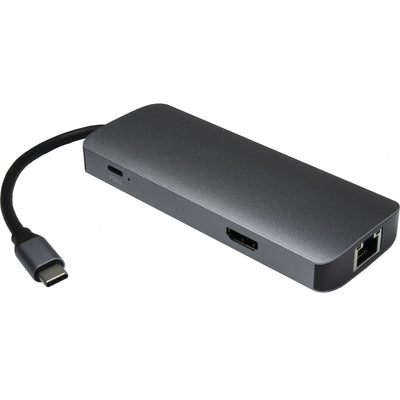 Inter-tech Adapter Argus H-428 7IN1, USB C, HDMI 4K, Pd 100W — image 1