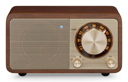 Sangean WR-7 Plus Nogal Vintage Radio With Mueble Wood Fm Bluetooth Aux — image 1