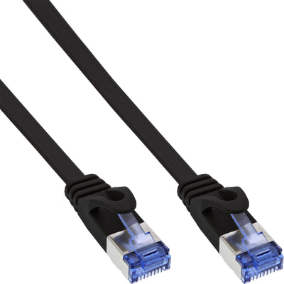 Inline Cable Network Cable Flat U/FTP CAT.6A Black 3M — image 1