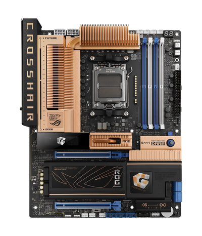 ASUS Motherboard Rog Crosshair 2006 ATX AMD X870E AM5, 20 + 2 + 2 Drmos, DDR5, Ethernet 10GB, Wi-Fi 7, OLED 2, — image 1