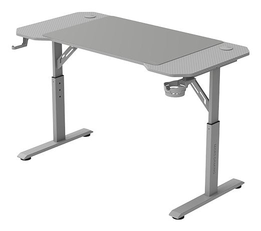 Mars Gaming Desk Gaming Mgd-ergo 120 White 120X60/ Mouse Pad XXL/ Stands Externos Bebidas And Headphones/ Gest