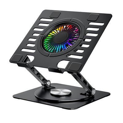 Coolbox Cooling Pad Coolair 1VRGB Aluminium Laptop 17.3 Black — image 1