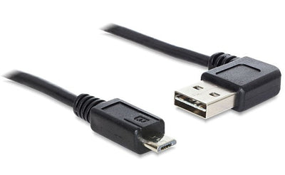 Delock 83382 Cable Easy-USB 2.0 Tipo-a Male Sesgado Hacia Izquierda And Hacia Derecha USB 2.0 Type Micro-b Mal — image 1