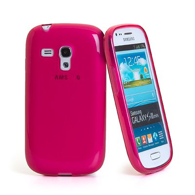 Celly GELSKIN280P Case For Case For Galaxy S3 Mini GT-I8190 Folio Pink