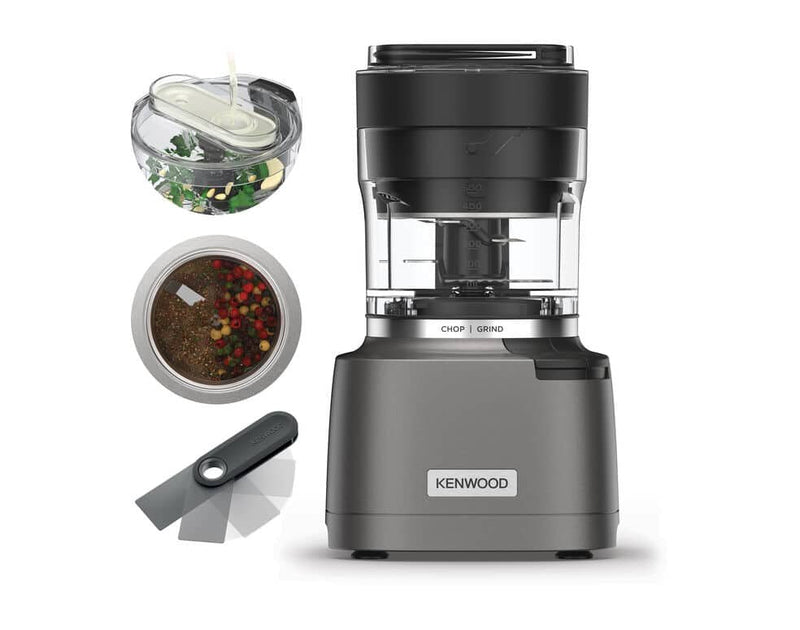 Kenwood Chopper Molinillo Duoprep 2 1 Plata/Transparente 800 Watts Recipiente 0,5 Litros 0W22710004