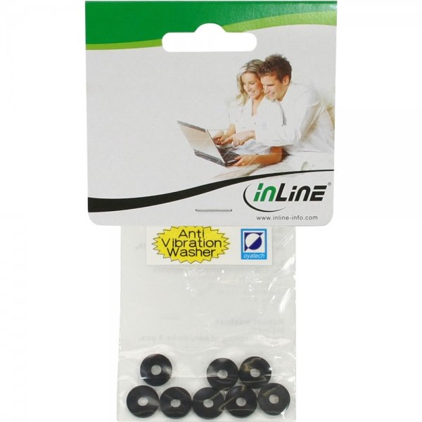 Inline 00244. Arandelas Rubber Hard Drive. Pack 8