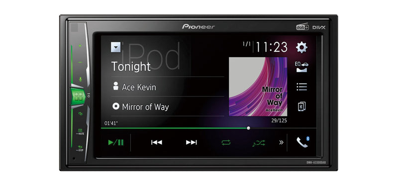 Pioneer DMH-A3300DAB Receptor Multimedia Car Black Bluetooth