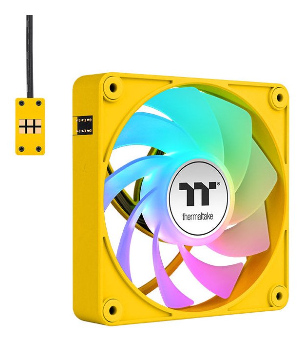 Thermaltake Fan PC CL-F215-PL12BB-A Yellow