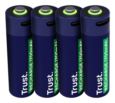Trust Pack 4 Batteries Aa 25631 Recargables — image 1