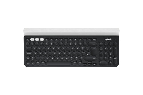 Logitech Keyboard Suizo K780 Multi-device Wireless RF Wireless + Bluetooth Qwertz Grey White — image 1